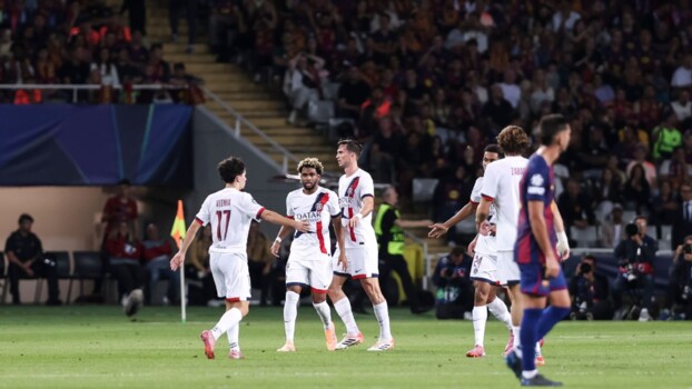 بي أس جي يهزم برشلونة وتعادل مرير للسيتي وفوز كبير لدورتموند ونيوكاسل