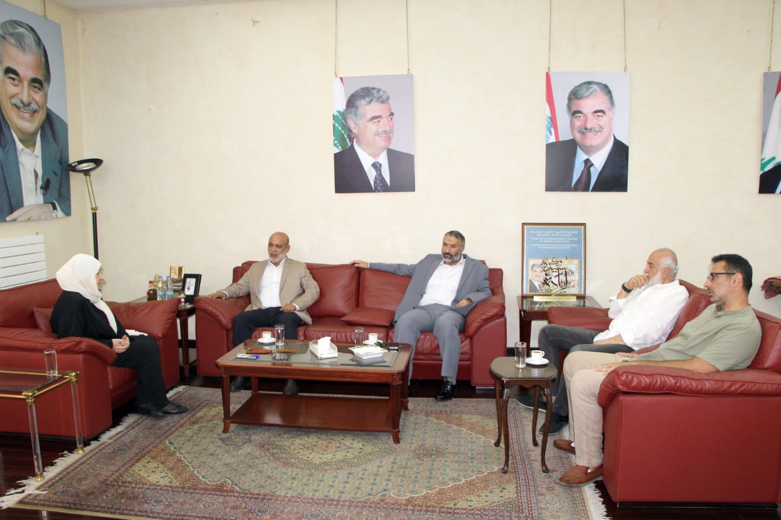 الجماعة الإسلامية في صيدا تلتقي النائب السابق بهيًة الحريري