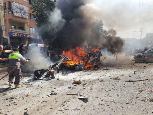 شهيد بغارة معادية إستهدفت سيارة في تول!